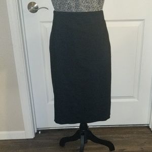 Lane Bryant Classic Black Pencil Skirt